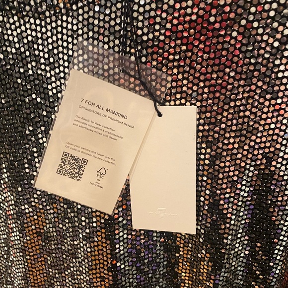 NWT|| 7 For All Mankind Sparkle Dress in size XS - Picture 7 of 10